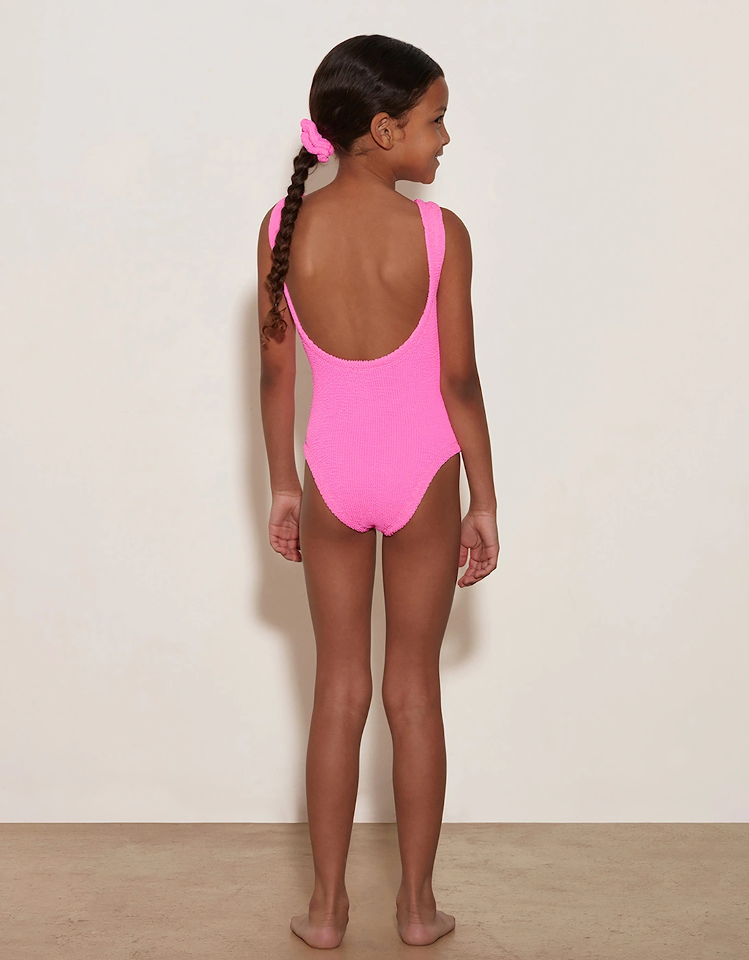 Girls Classic Swimsuit in Pink