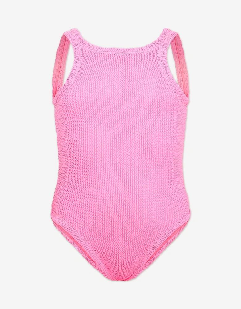 Girls Classic Swimsuit in Pink