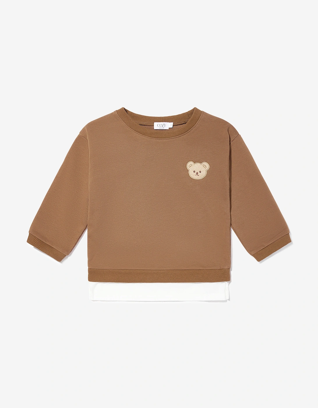 Kids The Bear Colour Tracksuit in Brown