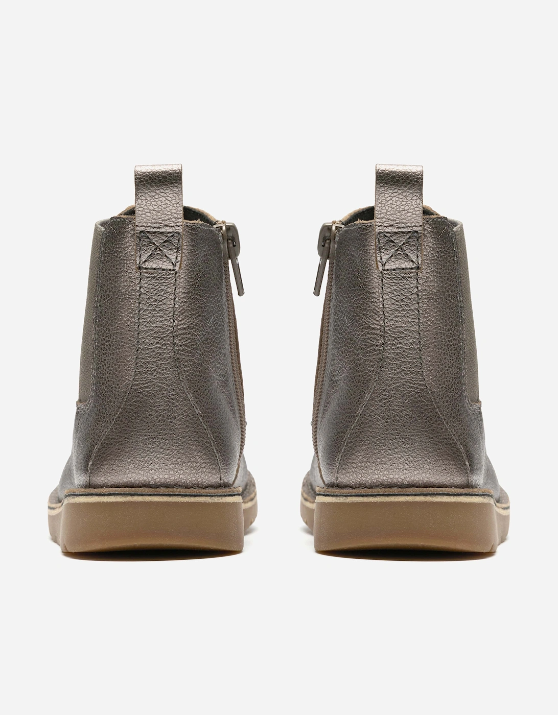 Girls Leather Joyful Sky Boots in Purple