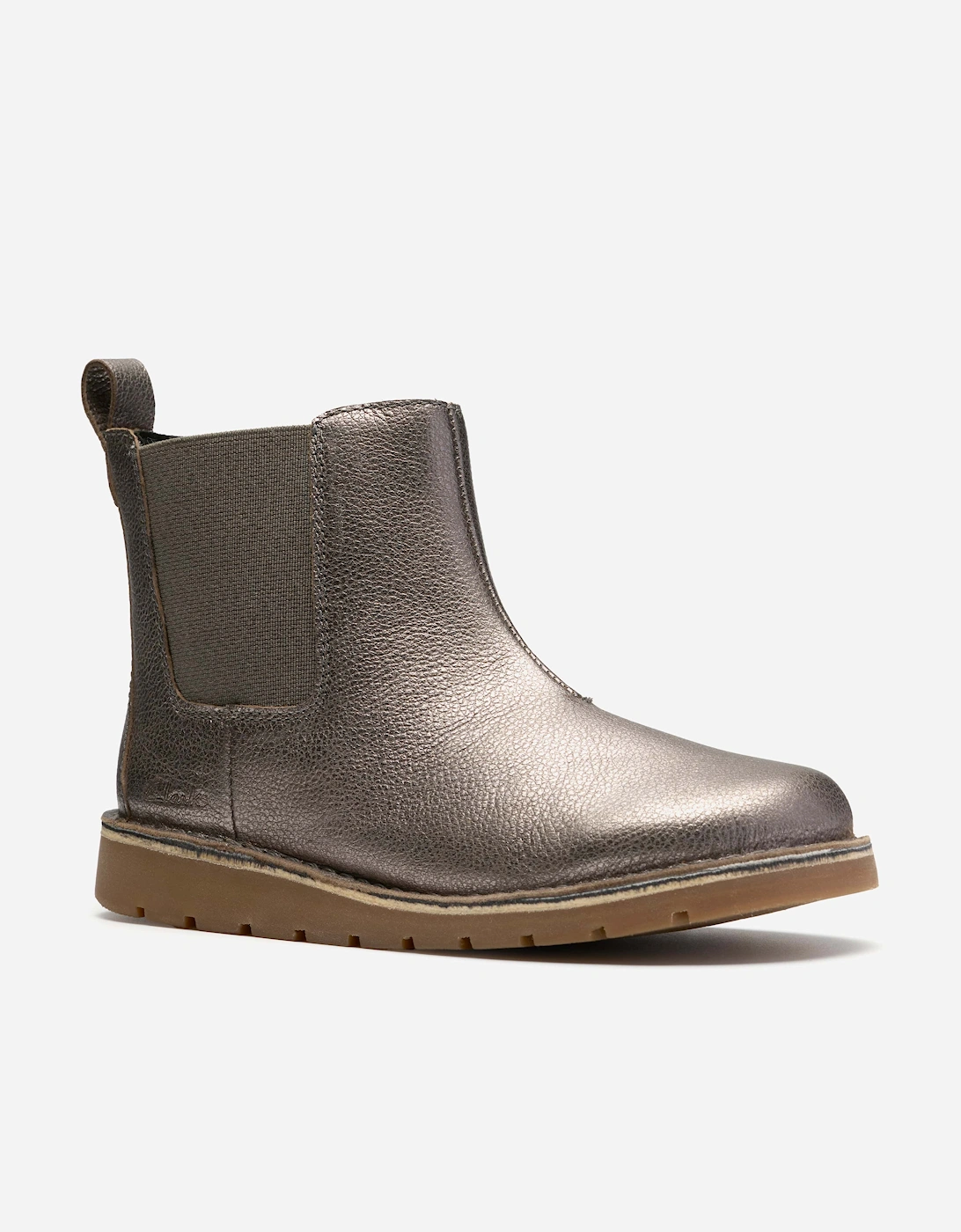 Girls Leather Joyful Sky Boots in Purple