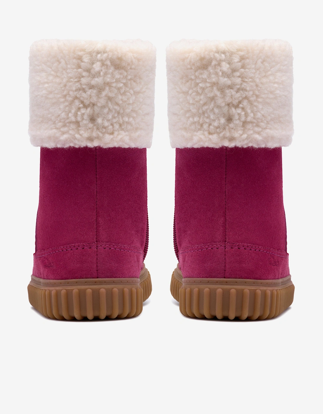 Girls Suede Cove Snug Boots in Pink