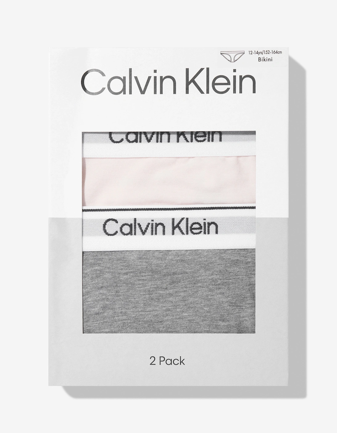 Girls 2 Pack Bikini Knickers Set in Multicolour