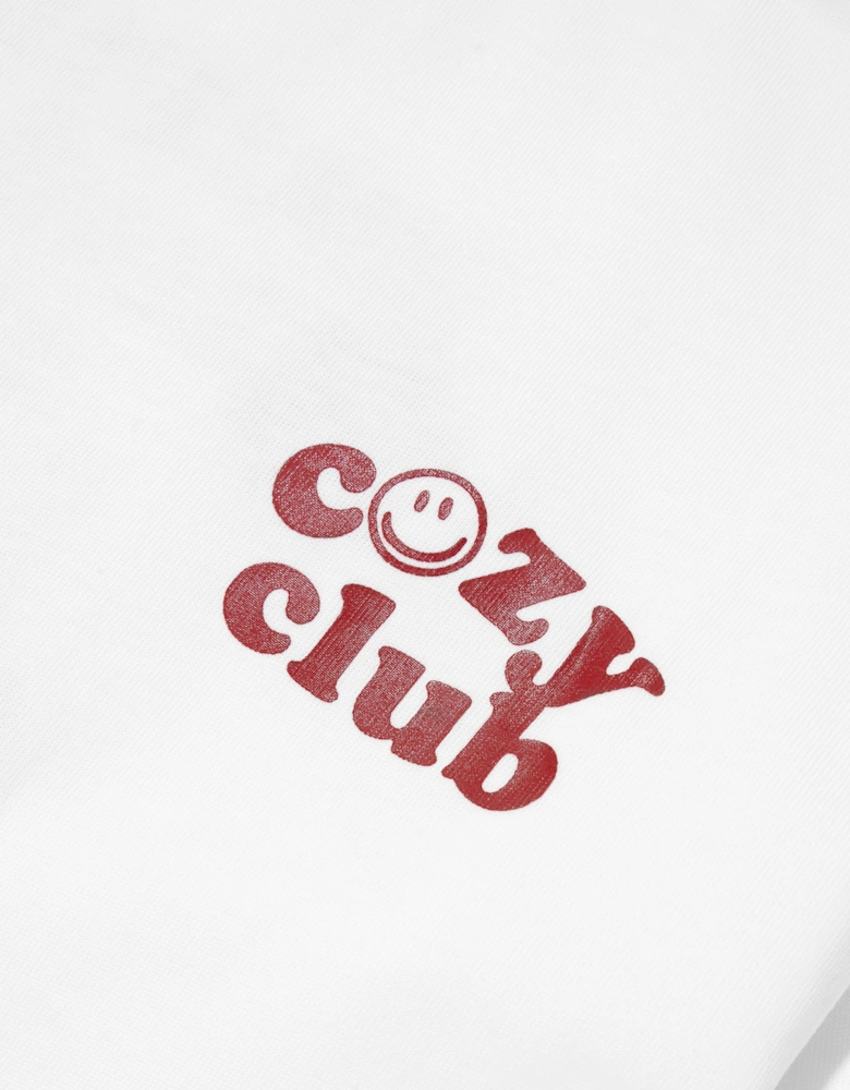 Kids Mummy & Daddy Are My Fav Cozy Long Sleeve T-Shirt in White