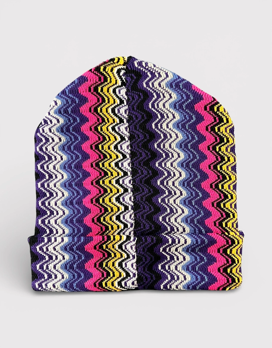 ZIgzag Beanie Multi Purple, 5 of 4