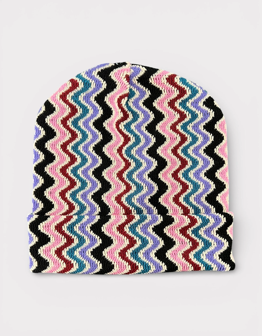 Zigzag Beanie Pink Multi, 5 of 4
