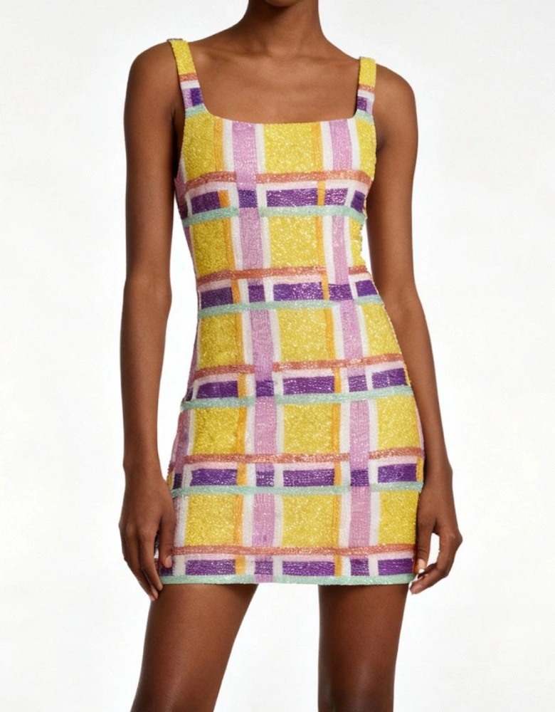 Candy-stripe Mini Dress