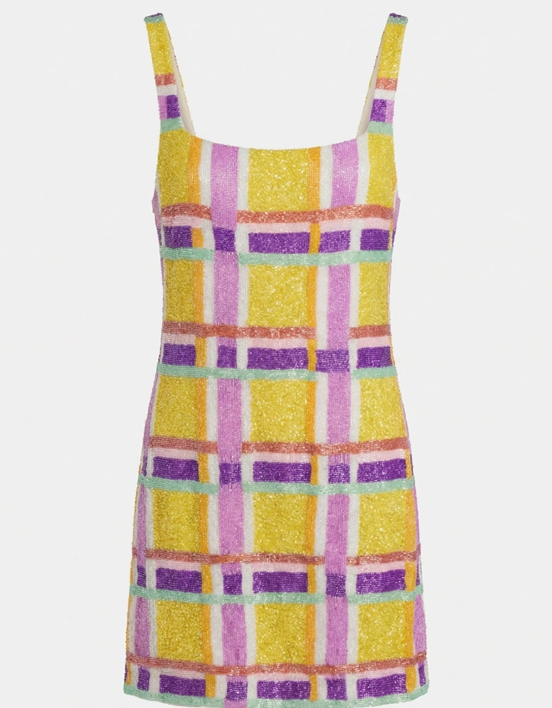 Candy-stripe Mini Dress