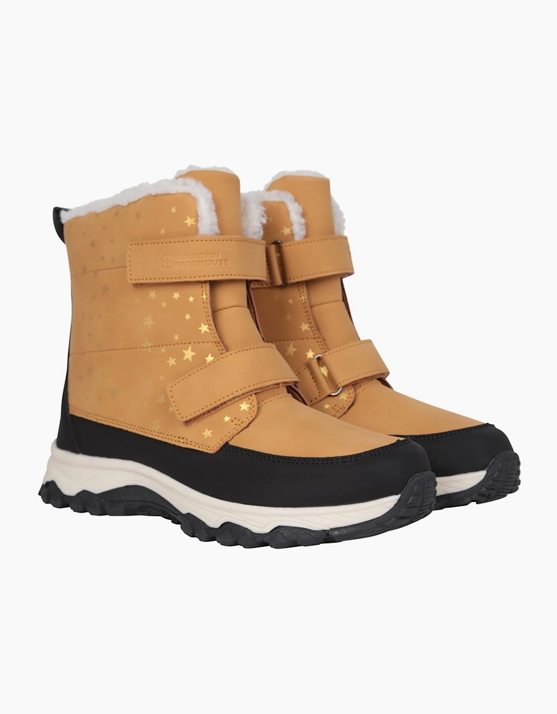 Mountain Warehouse Boy's Mountain Warehouse Childrens/Kids Flurry Adaptive Winter Snow Boots - Brown