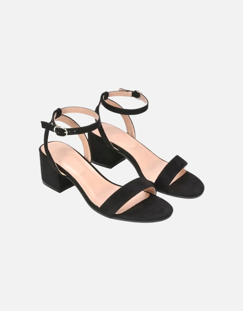 Womens/Ladies Gemma Strappy Low Block Heel Sandals