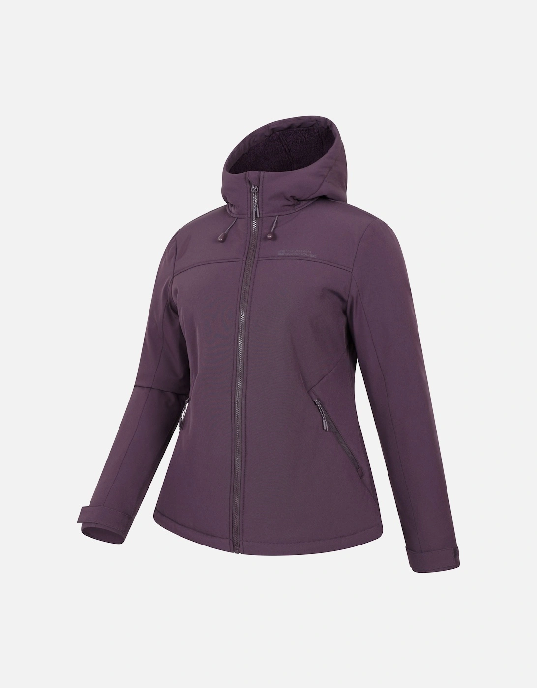 Womens/Ladies Fern Softshell Faux Fur Lined Jacket