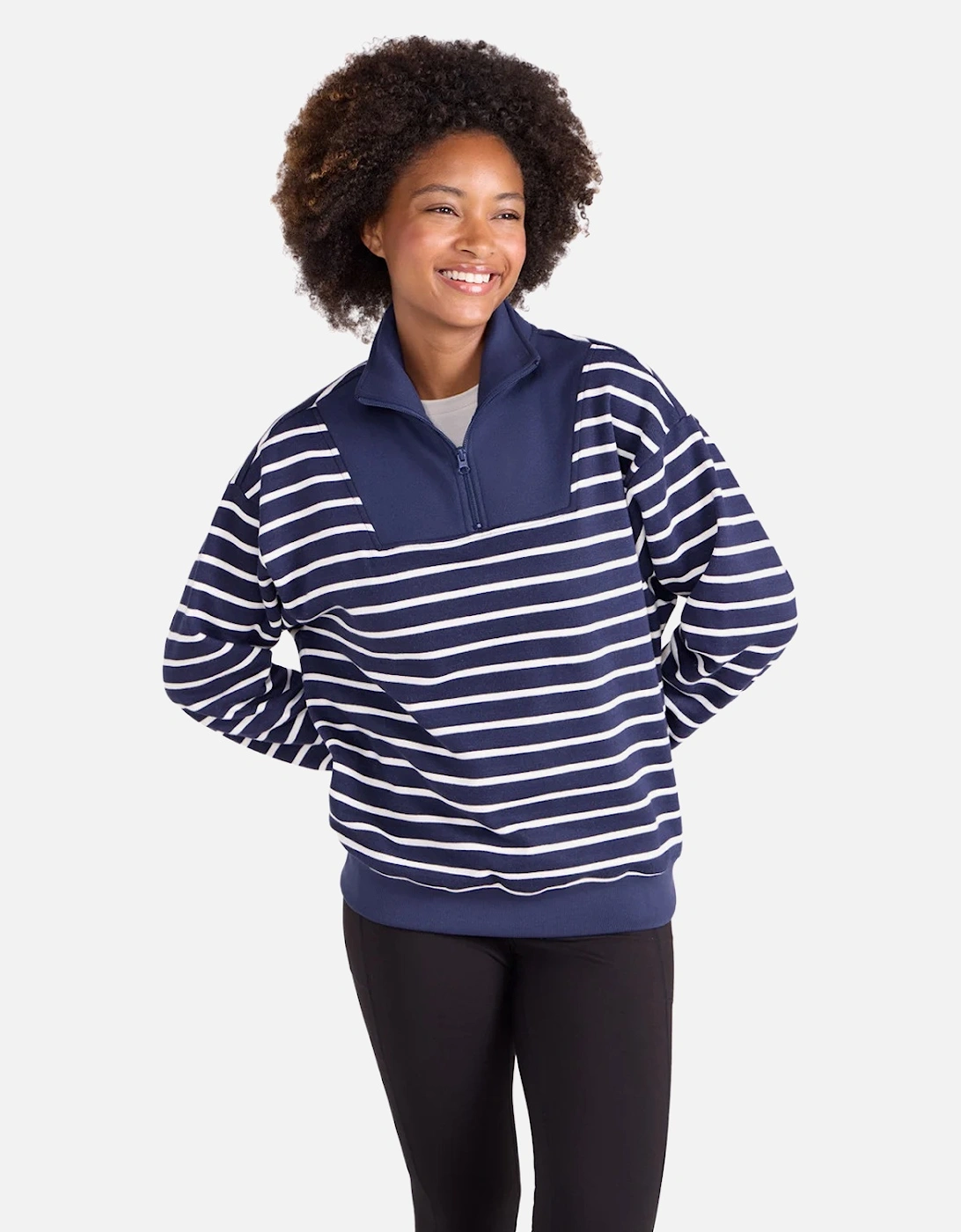 Womens/Ladies Naiper Drop Shoulder Sweatshirt