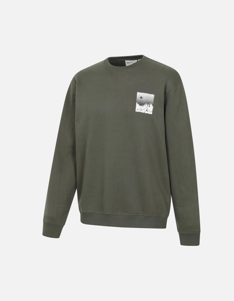 Mens Mountain Scene Sweatshirt