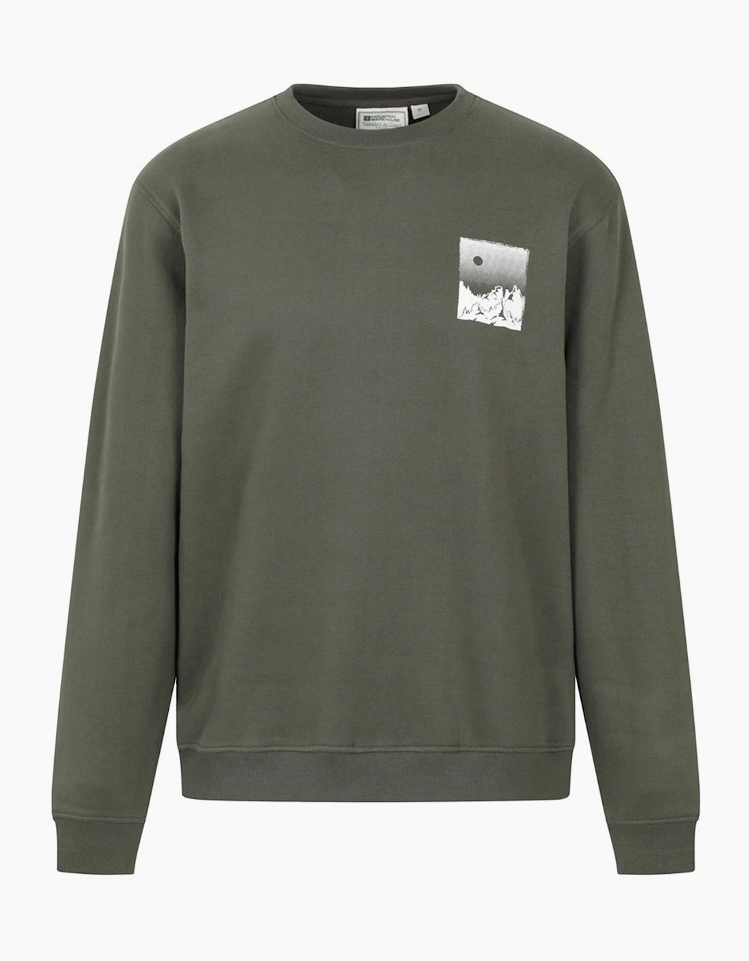 Mountain Warehouse Men's Green Mountain Scene Sweatshirt - Size: Xl