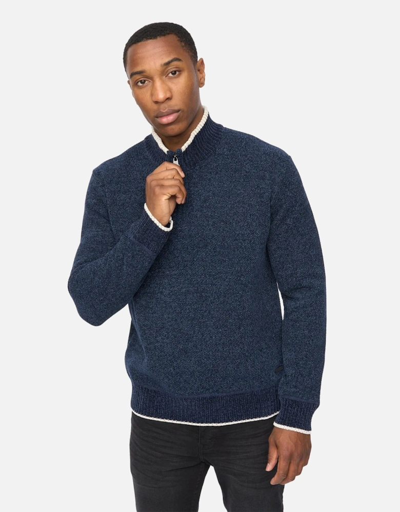 Mens Coldwell Chenille Quarter Zip Jumper