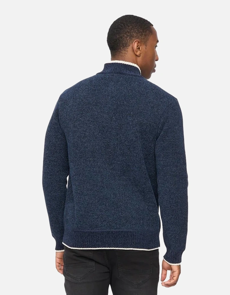 Mens Coldwell Chenille Quarter Zip Jumper