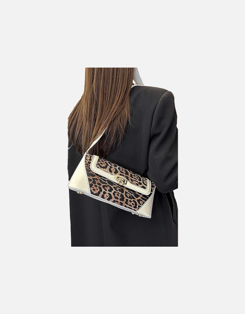 Womens/Ladies Tiff Leopard Print Shoulder Bag