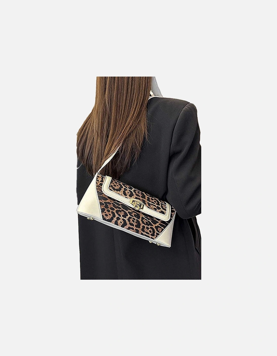 Womens/Ladies Tiff Leopard Print Shoulder Bag