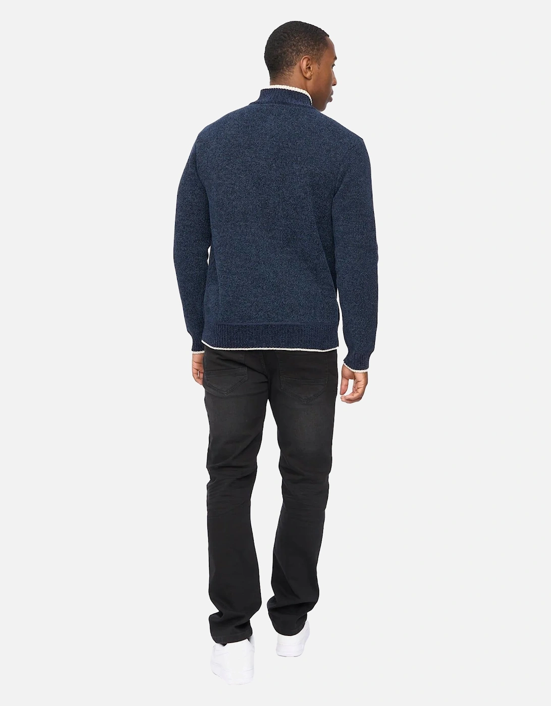 Mens Coldwell Chenille Quarter Zip Jumper