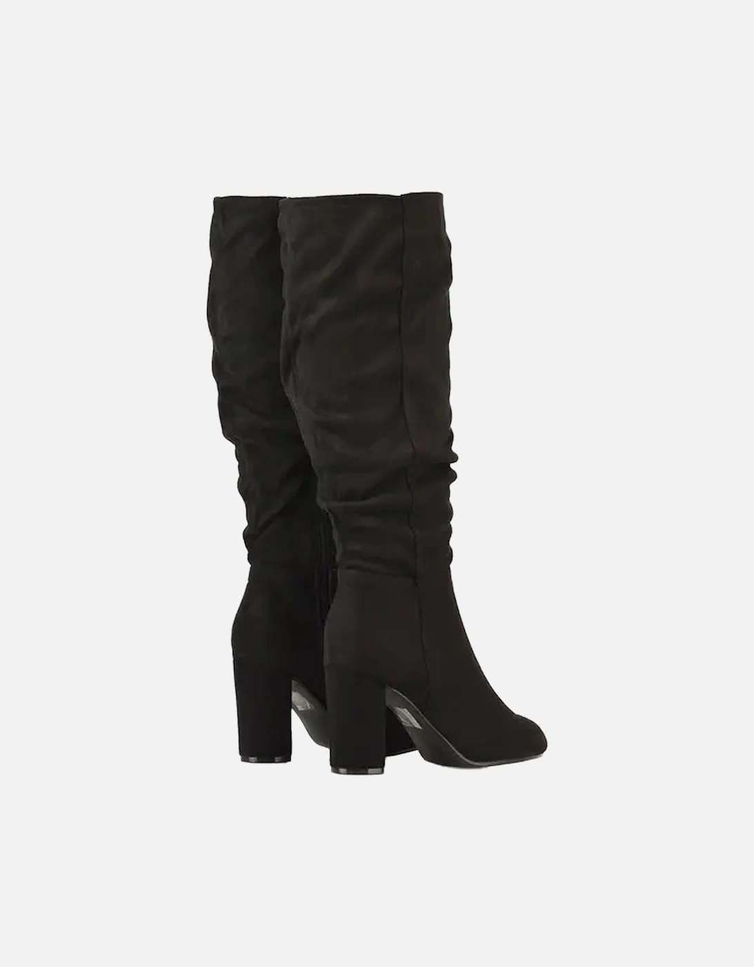 Womens/Ladies Alana Ruched Knee-High Boots