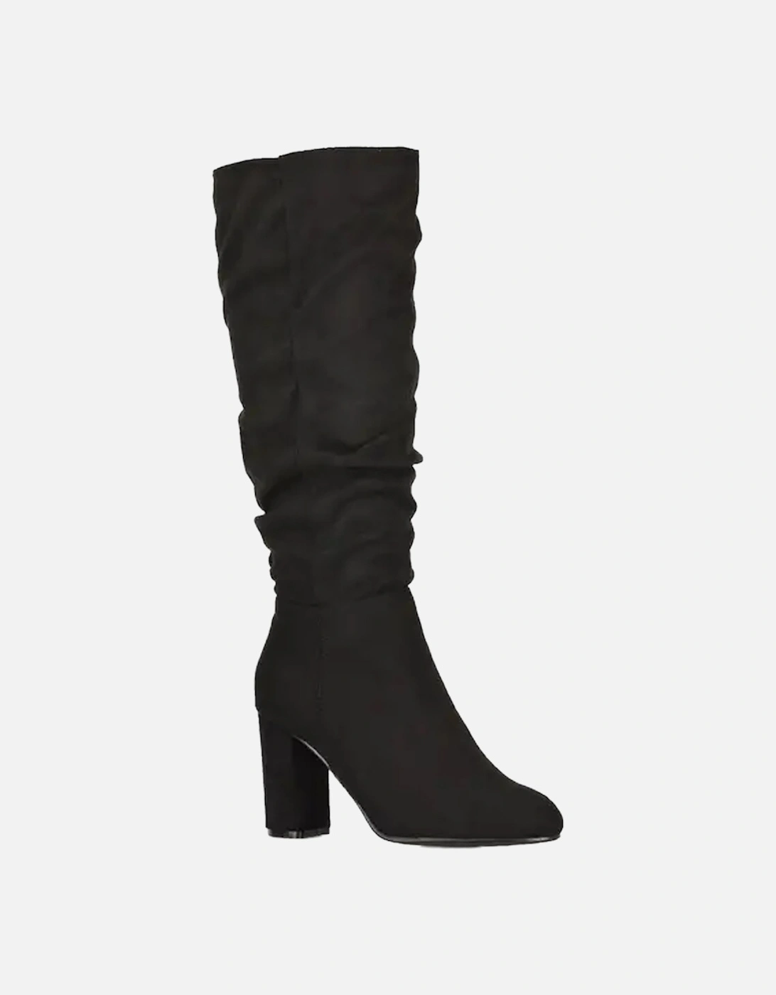 Womens/Ladies Alana Ruched Knee-High Boots