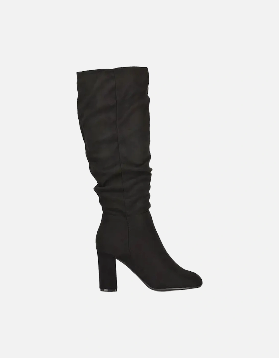 Womens/Ladies Alana Ruched Knee-High Boots