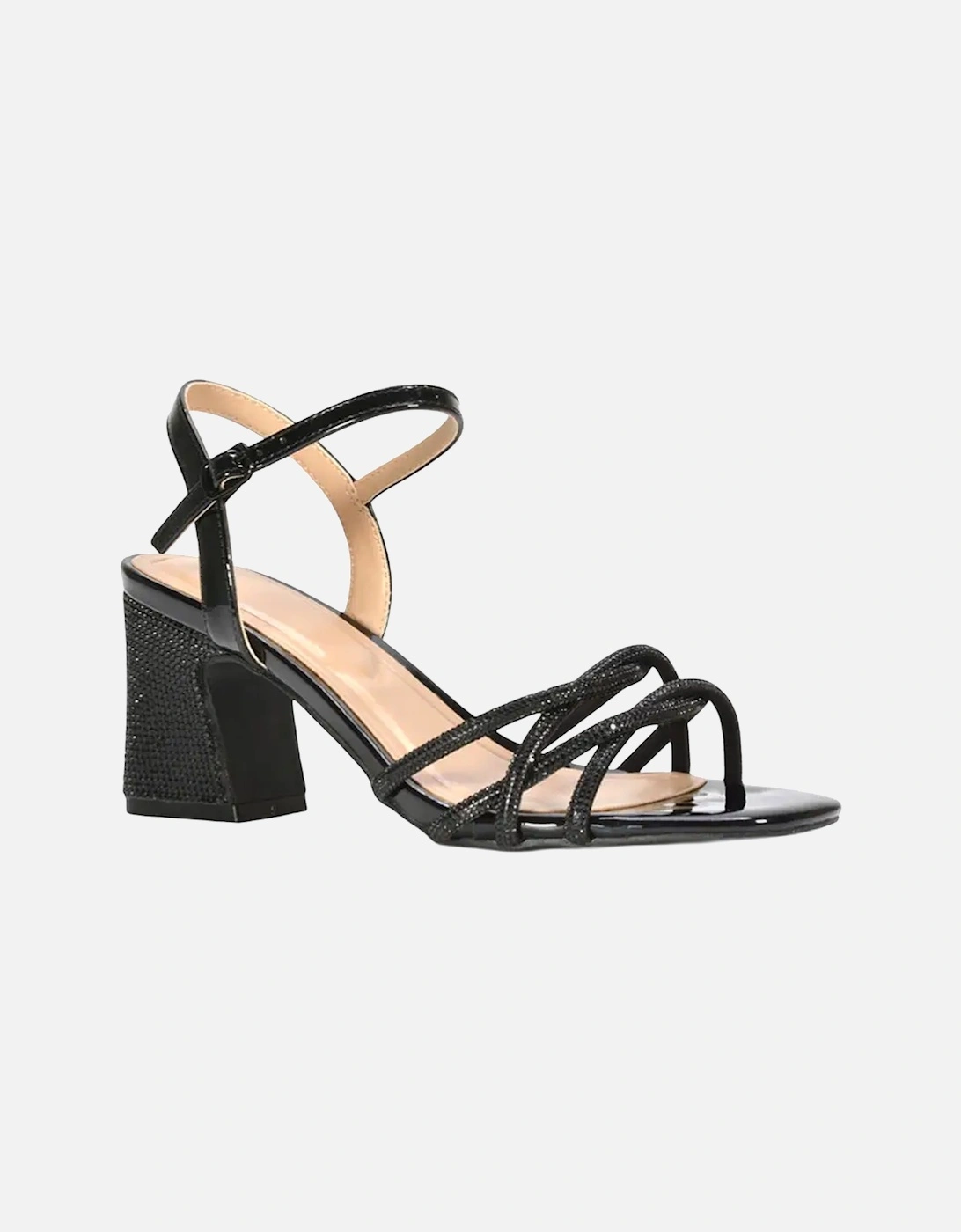 Womens/Ladies Gwen Rhinestone Sandals