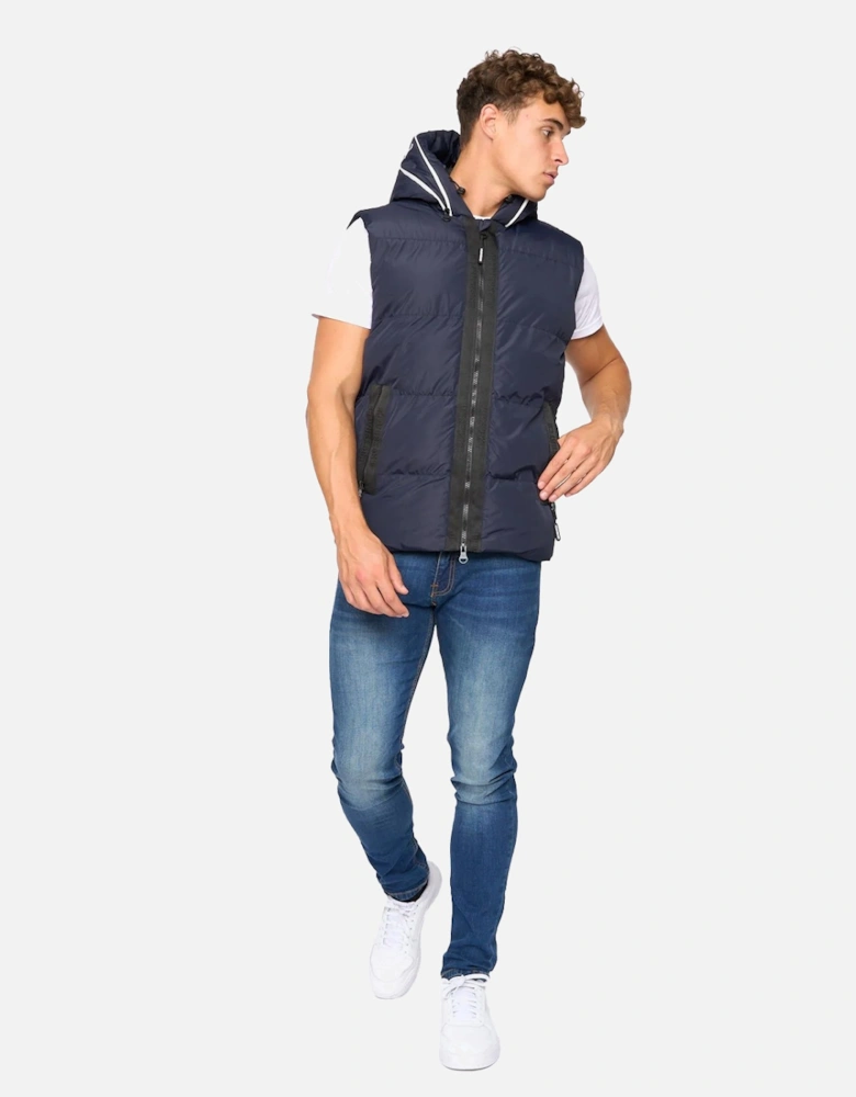 Mens Sandbox Hooded Gilet