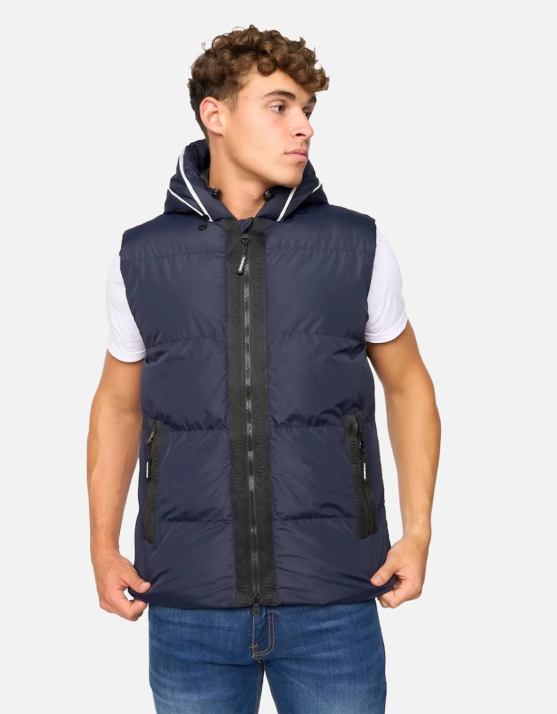 Mens Sandbox Hooded Gilet, 4 of 3