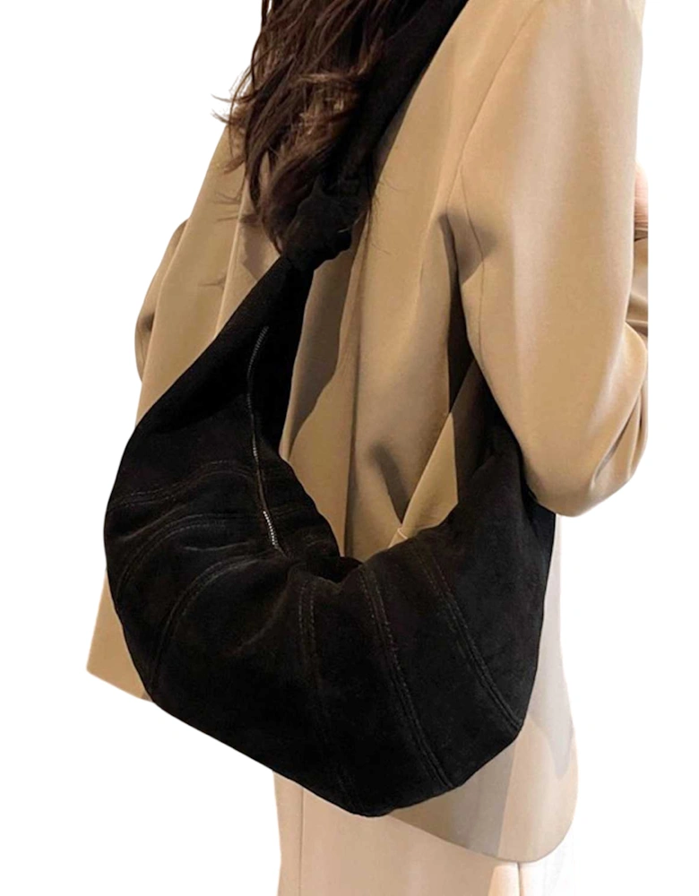 Womens/Ladies Claud Crescent Shaped Crossbody Bag