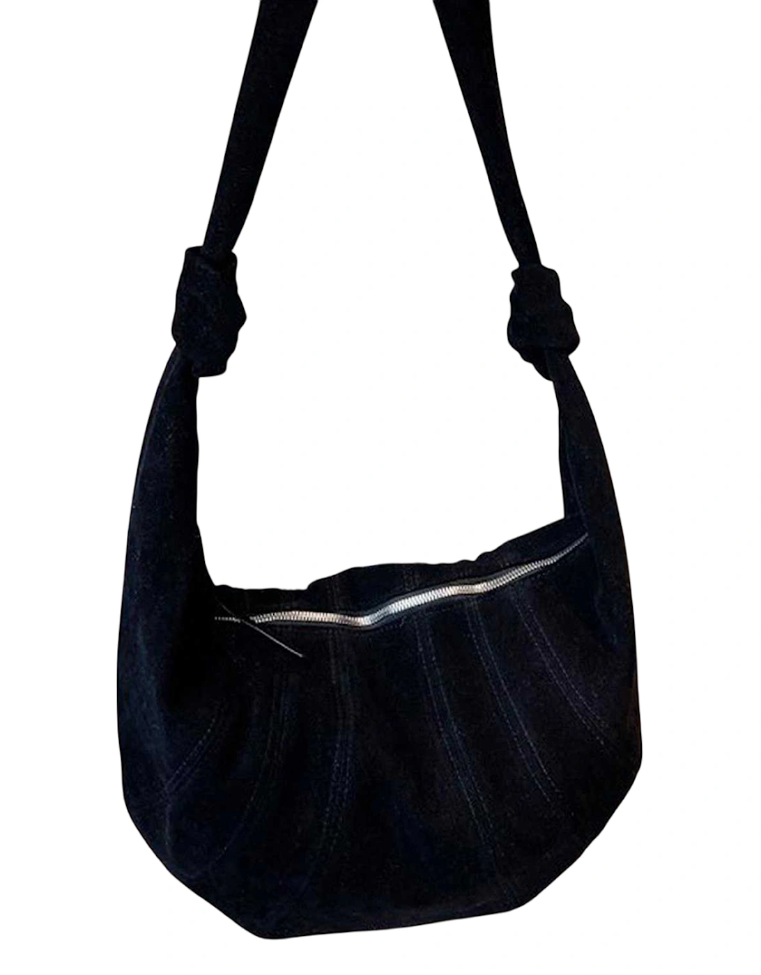 Womens/Ladies Claud Crescent Shaped Crossbody Bag, 4 of 3