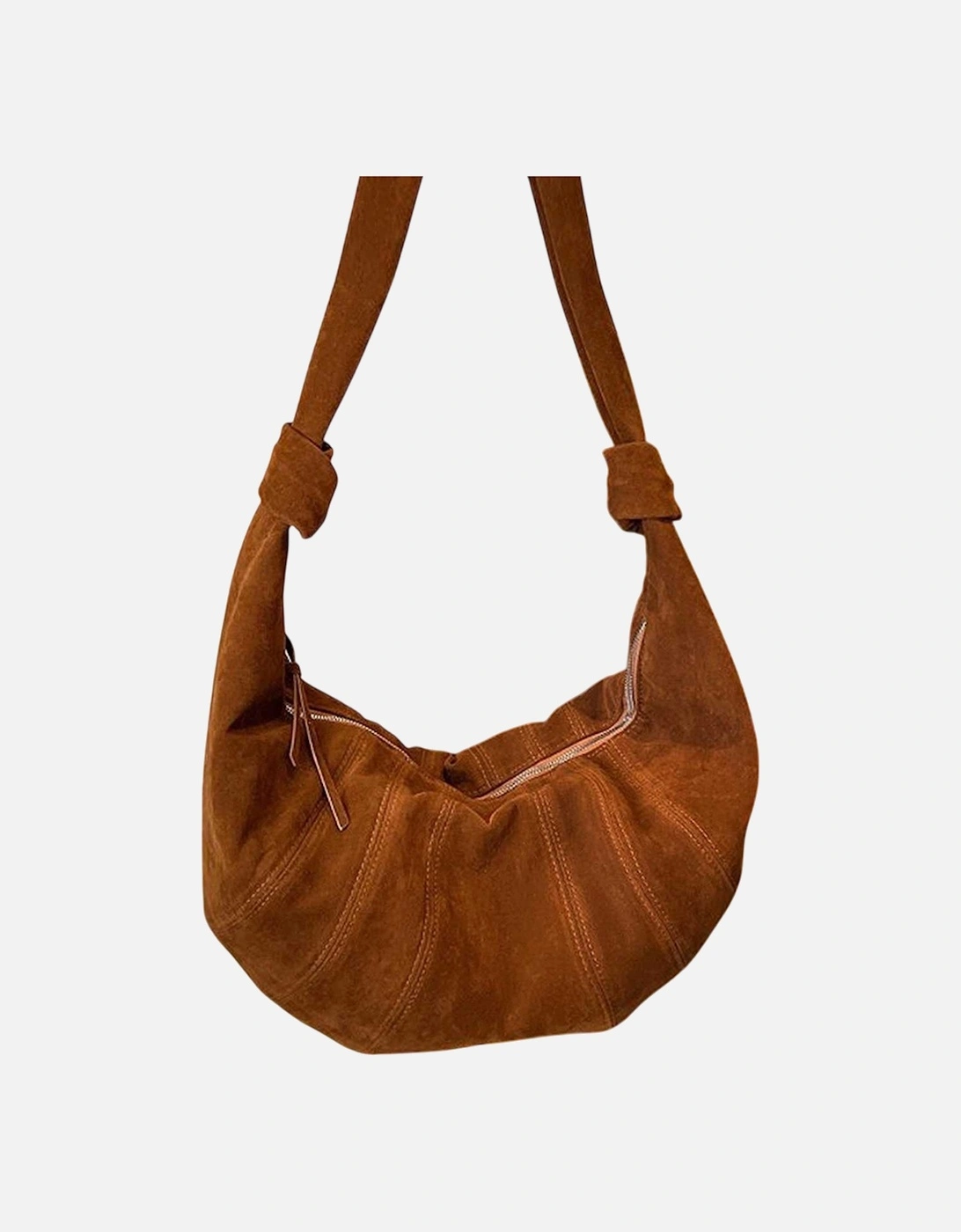 Womens/Ladies Claud Crescent Shaped Crossbody Bag, 4 of 3