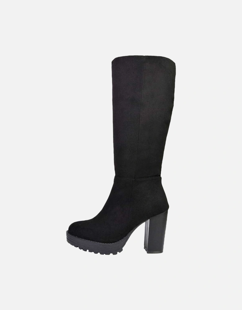 Womens/Ladies Addie Chunky Platform Ankle Boots