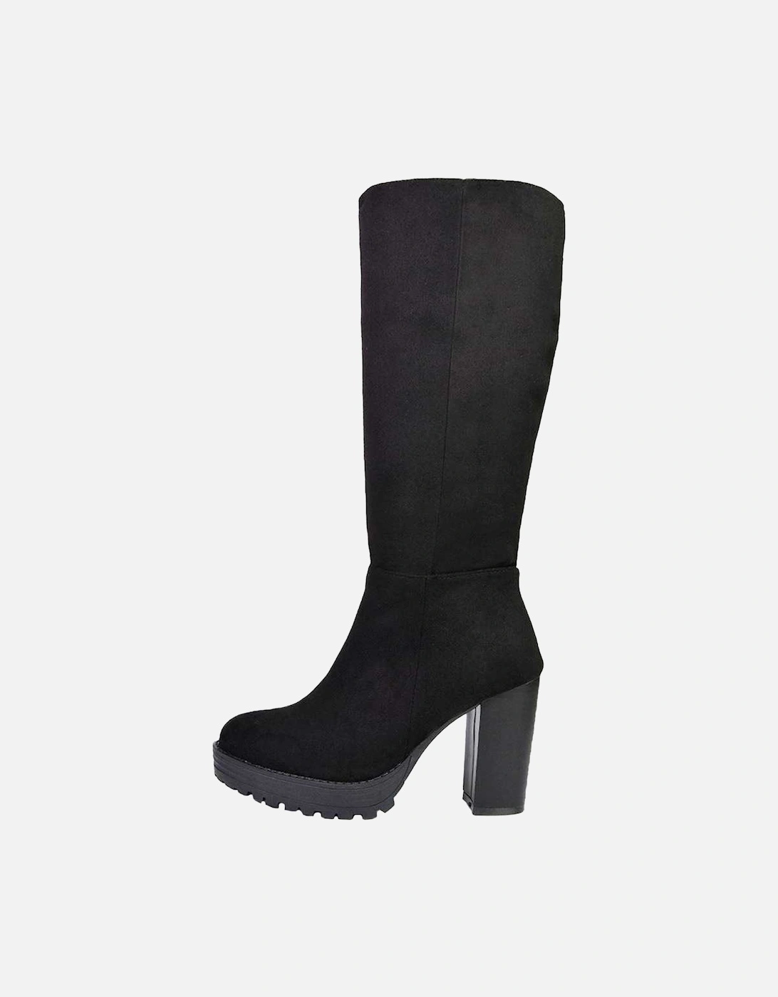 Womens/Ladies Addie Chunky Platform Ankle Boots