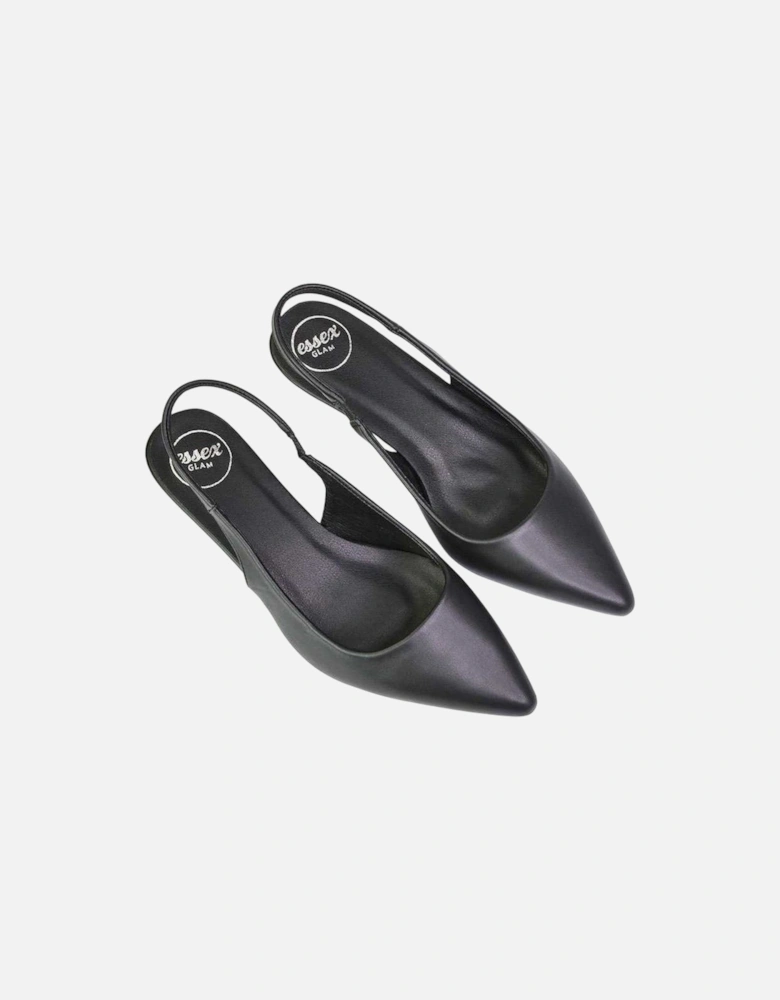 Womens/Ladies Avalone Sling Back Kitten Heel Sandals