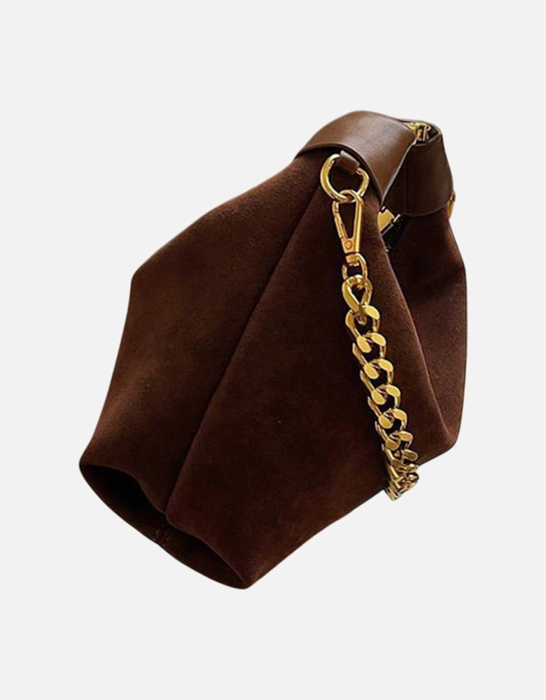 Womens/Ladies Livvy Faux Suede Detachable Chain Handbag