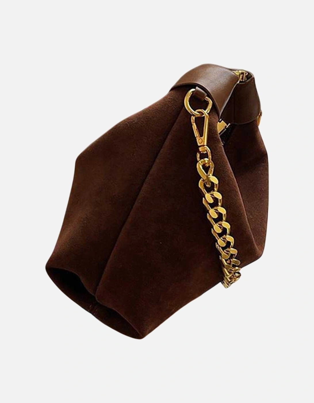 Womens/Ladies Livvy Faux Suede Detachable Chain Handbag