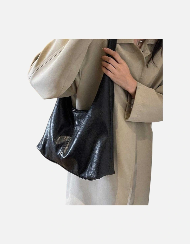 Womens/Ladies Athena Magnetic Closure Slouch Tote Bag