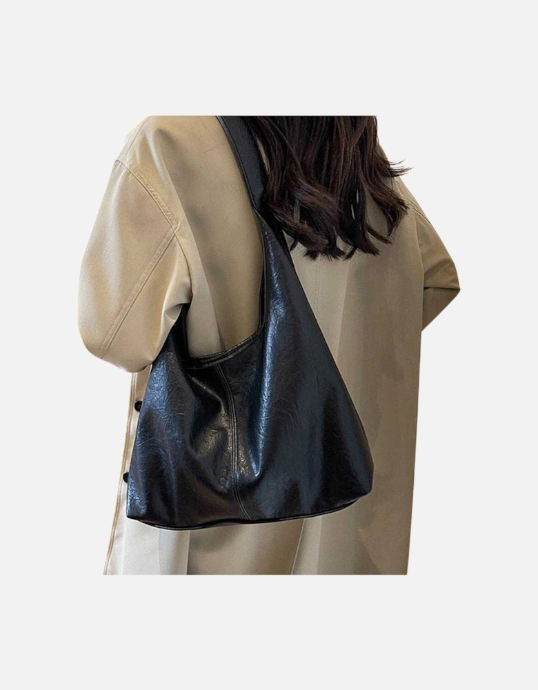 Womens/Ladies Athena Magnetic Closure Slouch Tote Bag