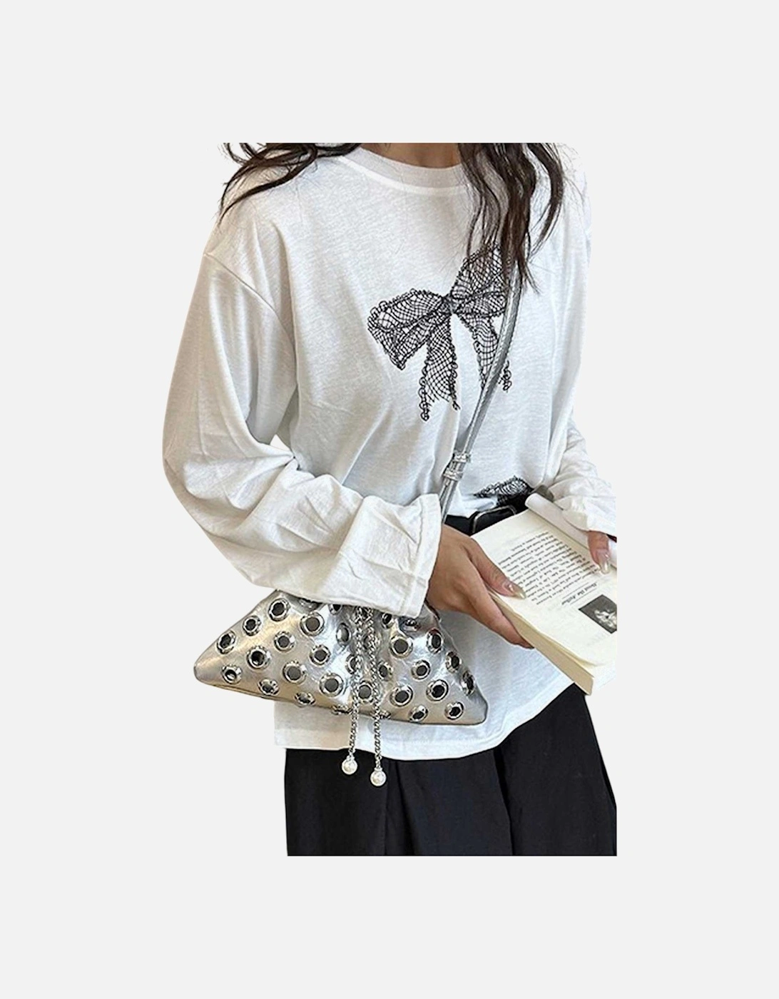 Janieka Eyelets Shoulder Bag, 2 of 1