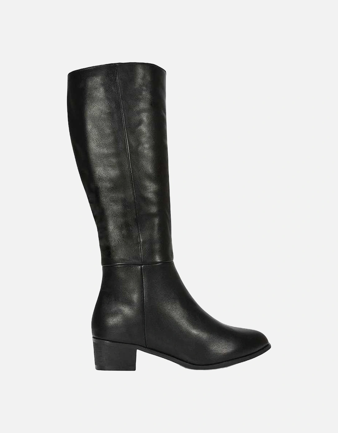 Womens/Ladies Anne Low Block Heel Knee-High Boots