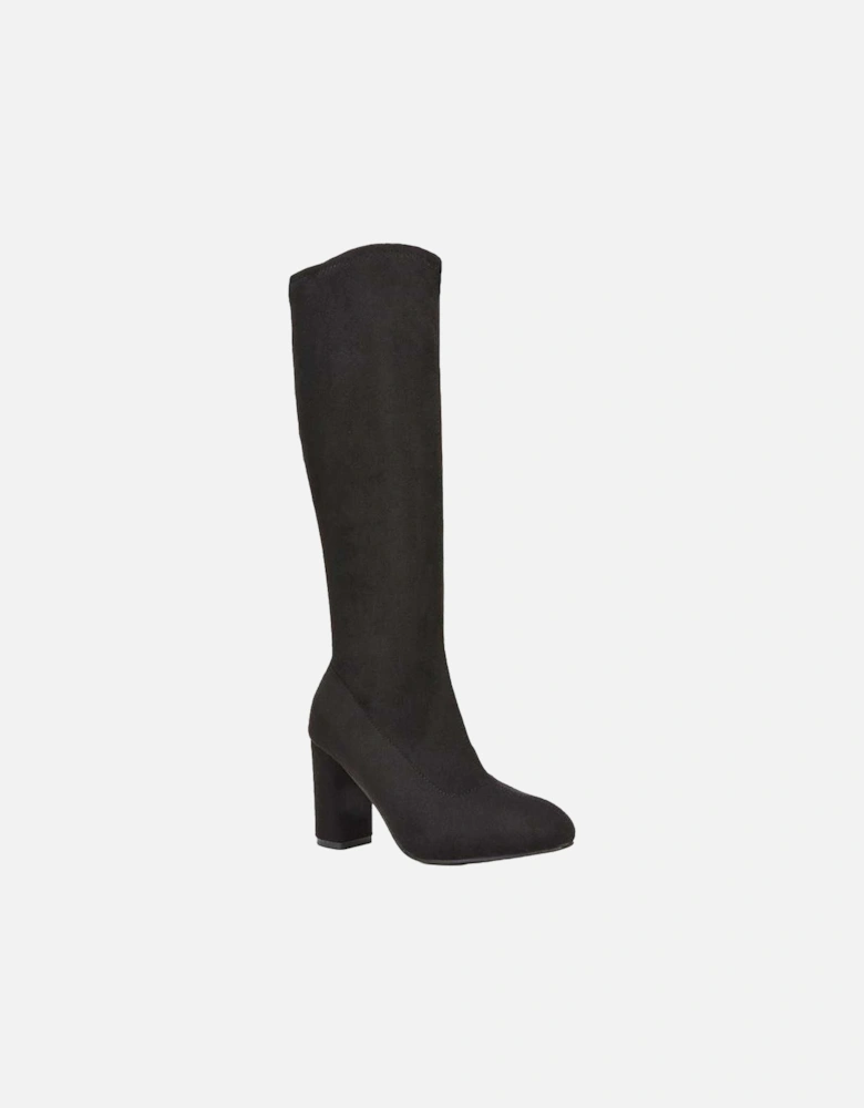 Womens/Ladies Clementine Block Heel Knee-High Boots