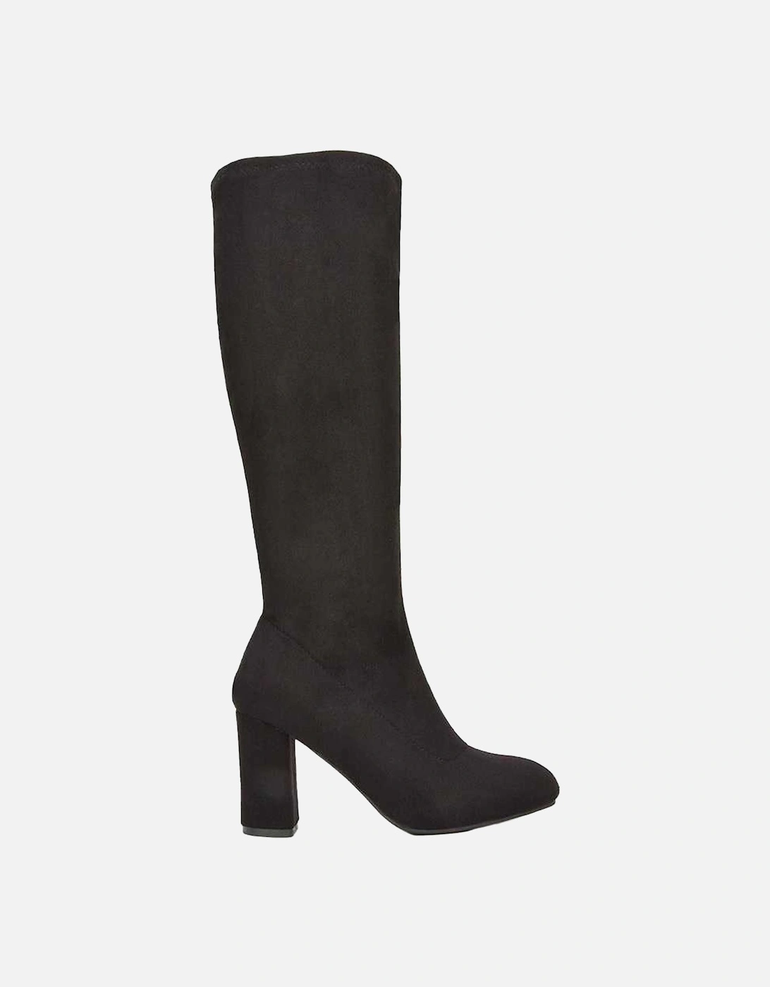 Womens/Ladies Clementine Block Heel Knee-High Boots