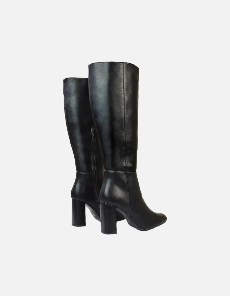Womens/Ladies Paityn Wide Knee-High Boots