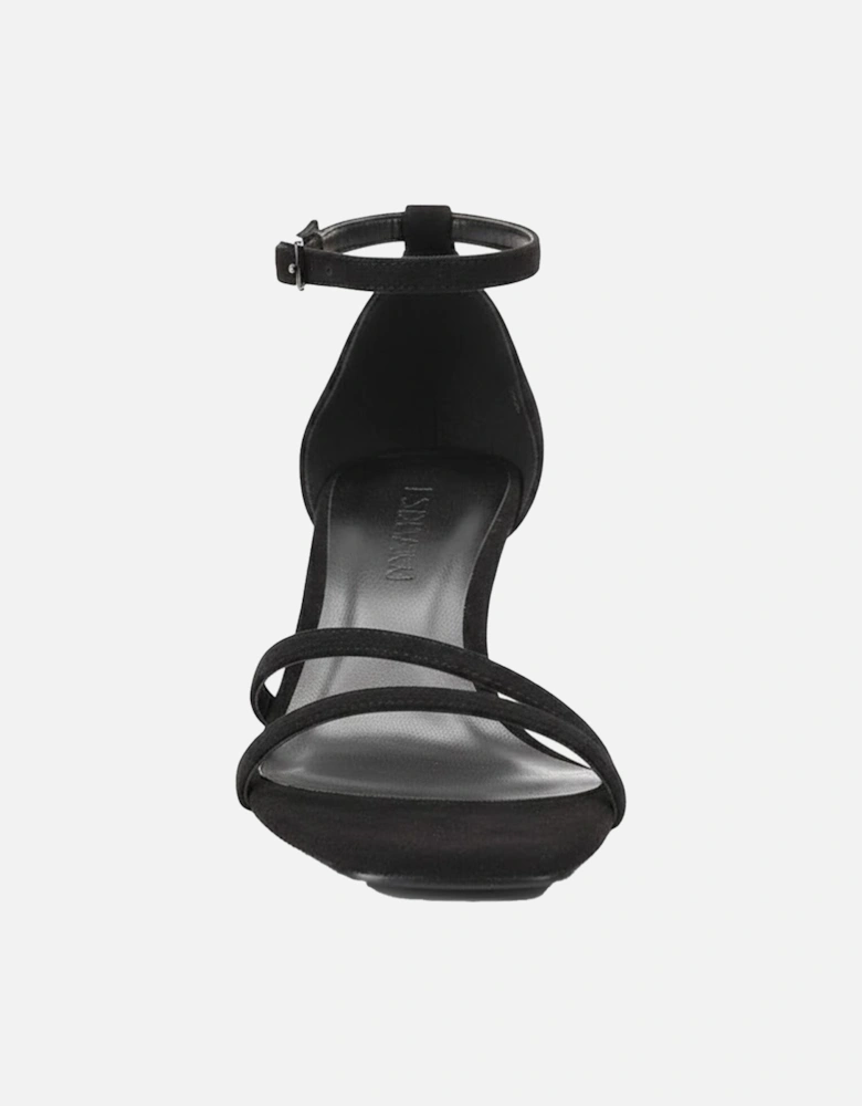 Womens/Ladies Lea Strappy Low Kitten Heel Sandals