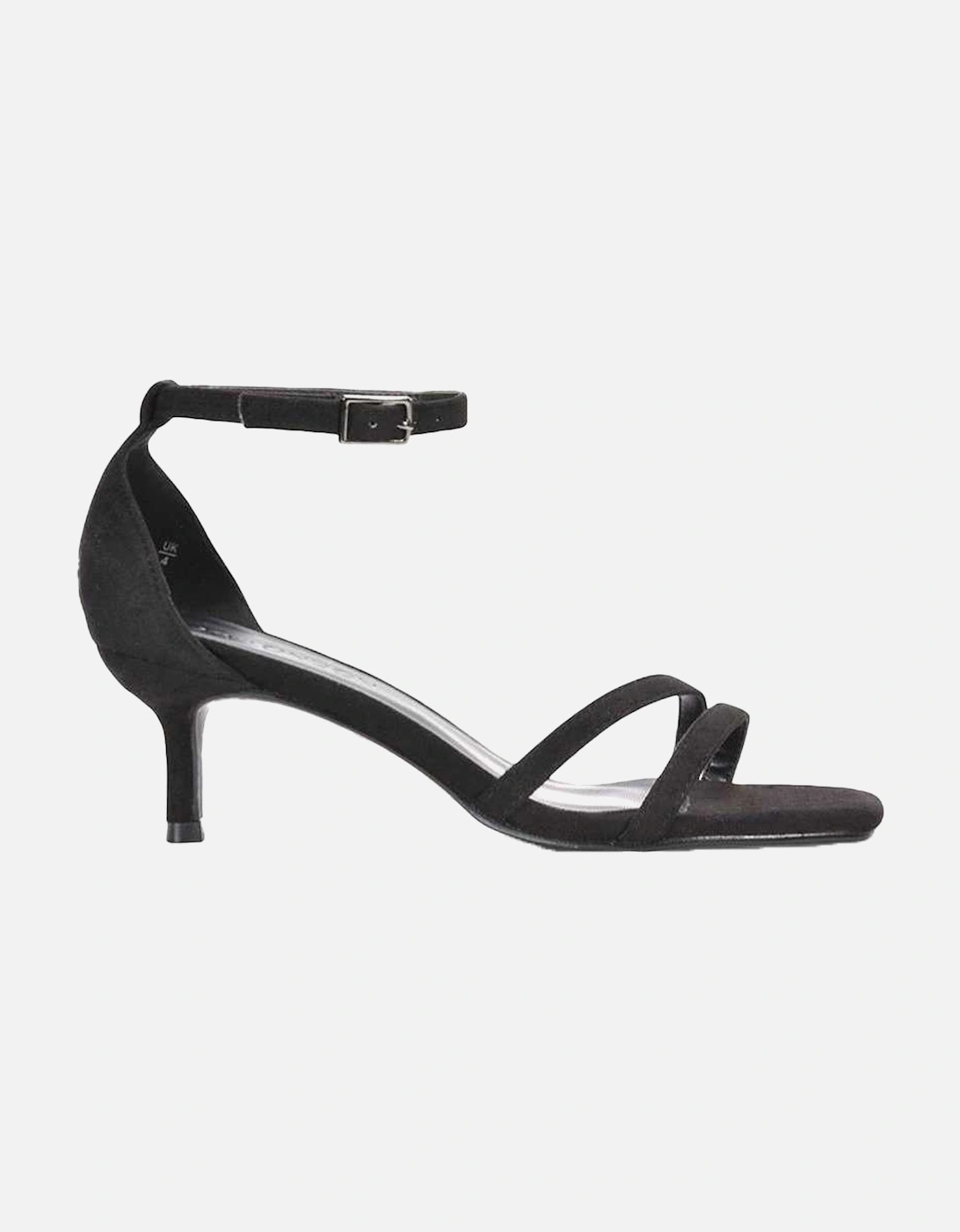 Womens/Ladies Lea Strappy Low Kitten Heel Sandals