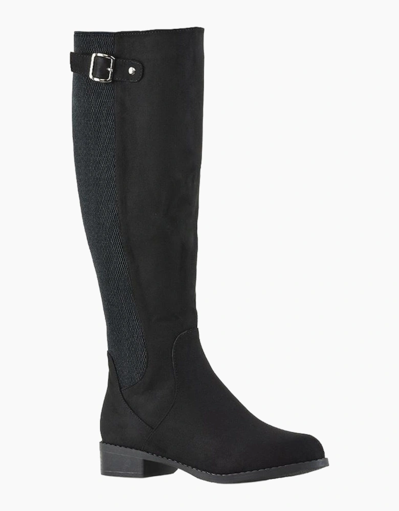 Womens/Ladies Molly Stretch Calf Knee-High Boots