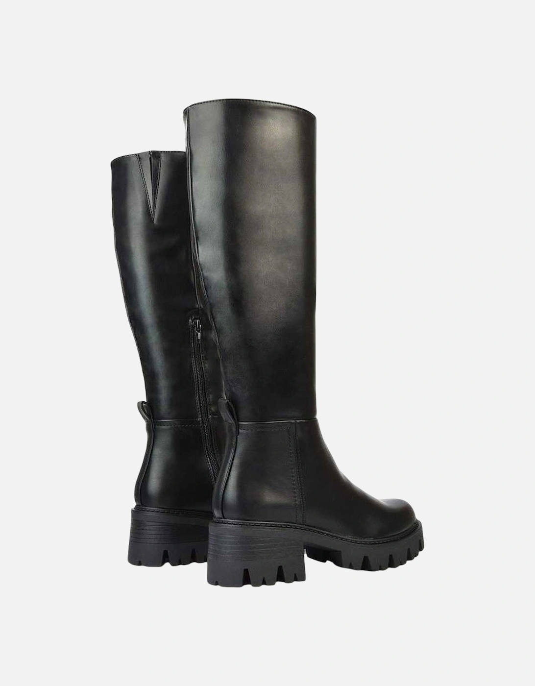 Womens/Ladies Aubree Block Heel Knee-High Boots