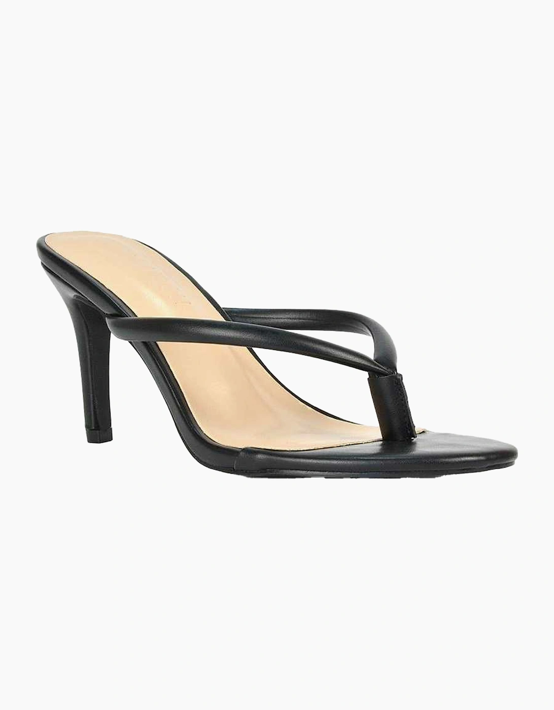 Xy London Women's Black / Celina Stiletto Heel Mule Sandals - Size: 8