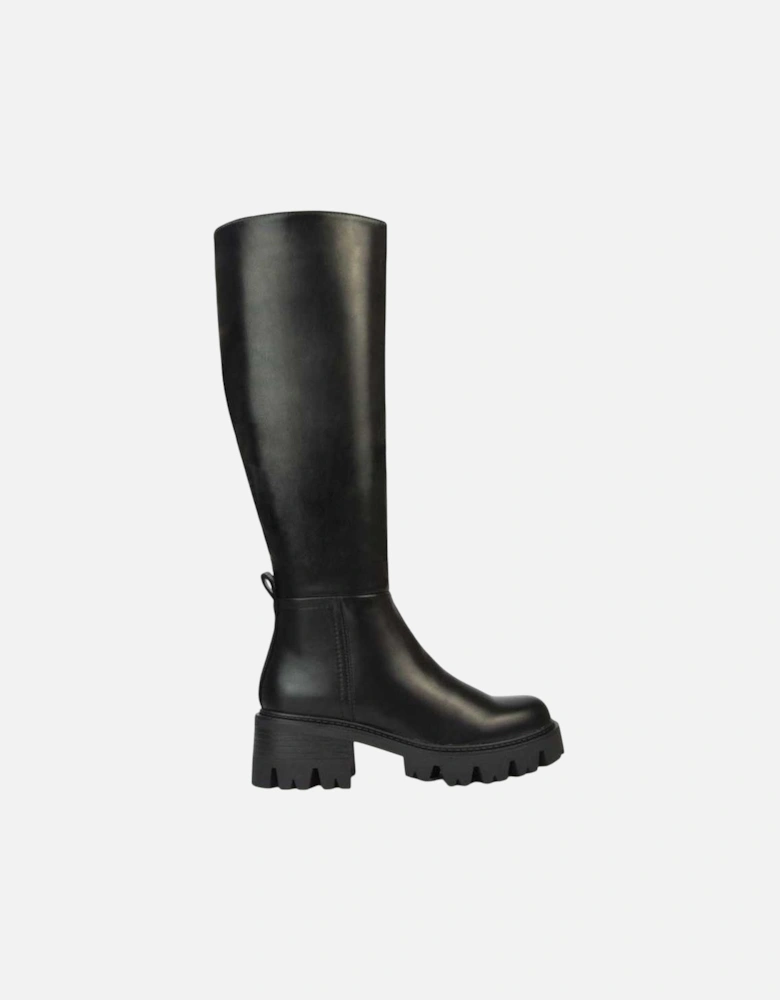 Womens/Ladies Aubree Block Heel Knee-High Boots